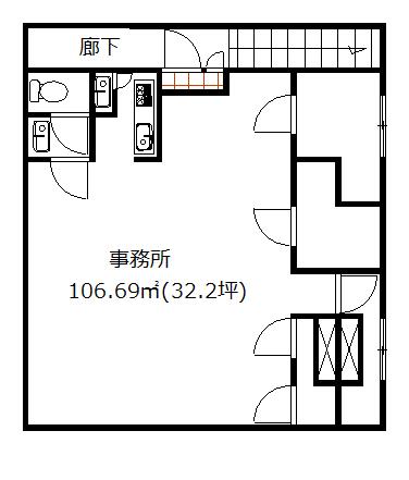 蒲原3丁目事務所　2階東側