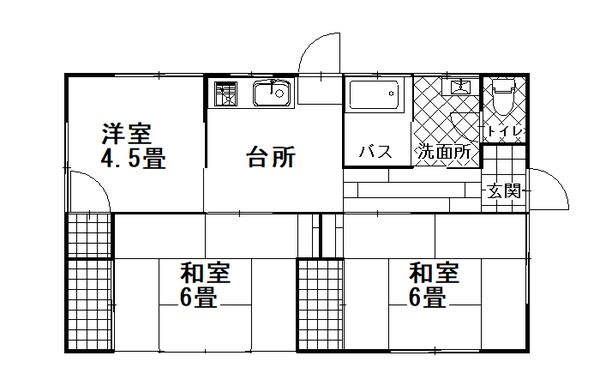 皆川借家　東