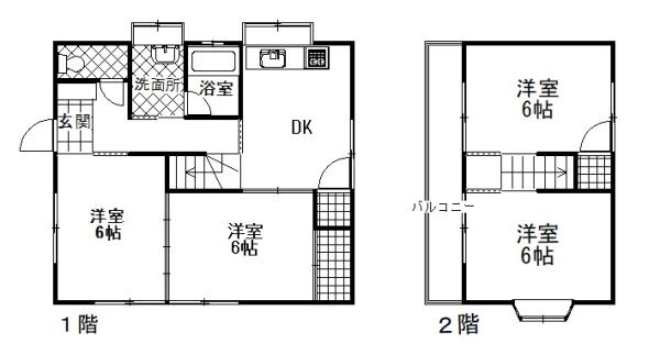 野中一戸建　東通り北