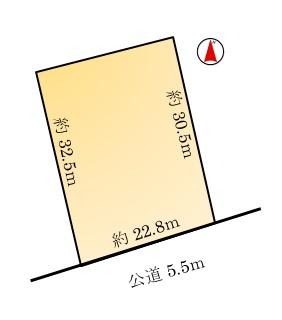 高浜市小池町二丁目　貸地南側