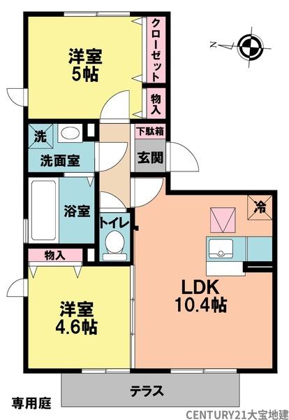 第五スカイマンション(間取り)