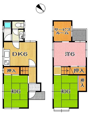 長岡京市馬場川原の貸家