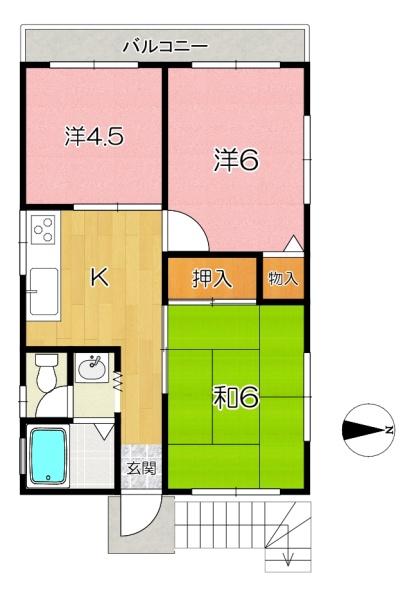 枚方市三栗２丁目のマンション