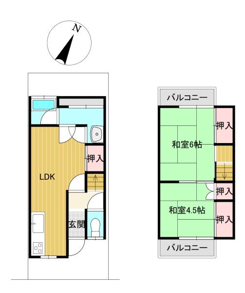 小倉町南堀池貸家
