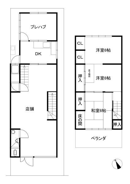宇治市広野町小根尾の倉庫