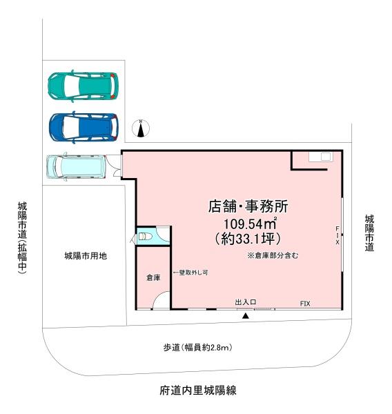 城陽市寺田樋尻の店舗（一戸建）
