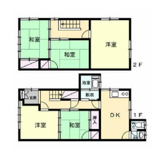 横浜市西区東ケ丘のテラスハウス