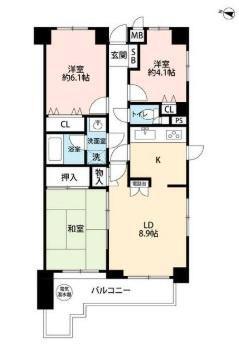 横浜市神奈川区三ツ沢西町のマンション