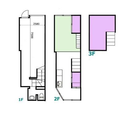 横浜市西区中央２丁目の店舗（建物一部）