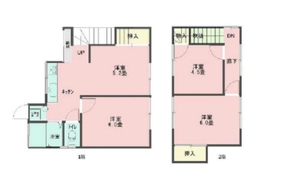 横浜市保土ケ谷区常盤台のテラスハウス