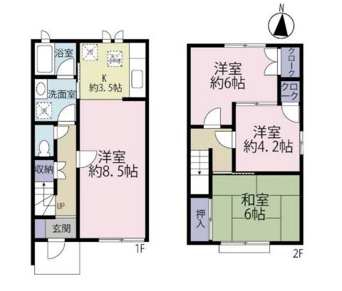 横浜市西区北軽井沢のテラスハウス