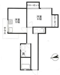 横浜市神奈川区栗田谷のテラスハウス