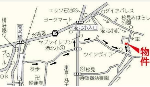 横浜市神奈川区松見町３丁目のアパート