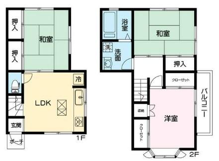 横浜市南区六ツ川３丁目のテラスハウス