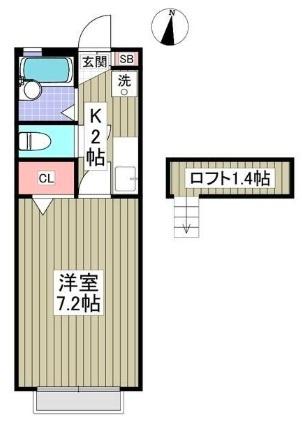 横浜市神奈川区三ツ沢下町のアパート