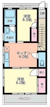 ヒルズ永田(間取り)
