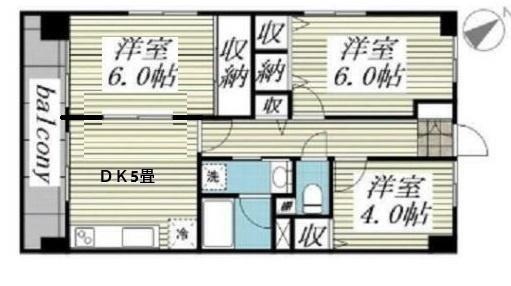 グリーンハイツ西田(間取り)