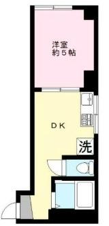 横浜市神奈川区新町のマンション(間取り)