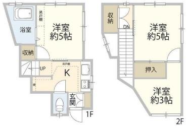 横浜市西区久保町の貸家