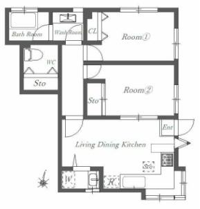 横浜市保土ケ谷区桜ケ丘１丁目のテラスハウス