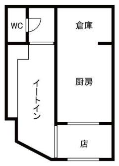 横浜市西区中央２丁目の店舗（建物一部）