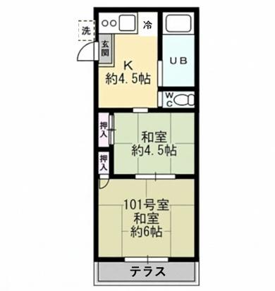 横浜市神奈川区六角橋２丁目のアパート