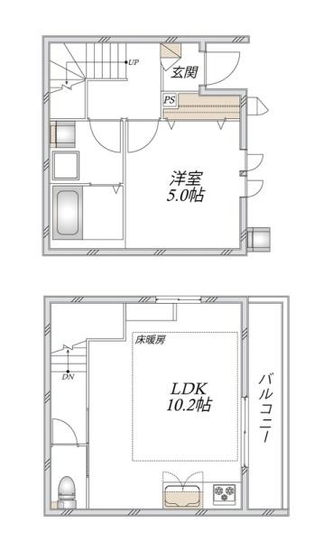 横浜市保土ケ谷区上星川２丁目のテラスハウス