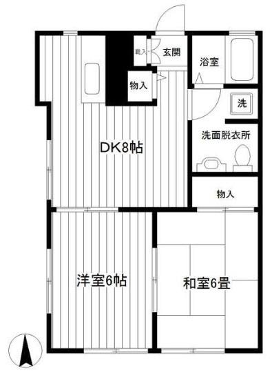 横浜市神奈川区三ツ沢中町のアパート