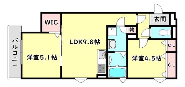 寝屋川市萱島桜園町のアパート