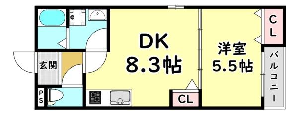 守口市菊水通２丁目のアパート