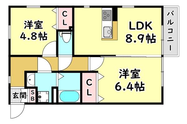 門真市大橋町のアパート