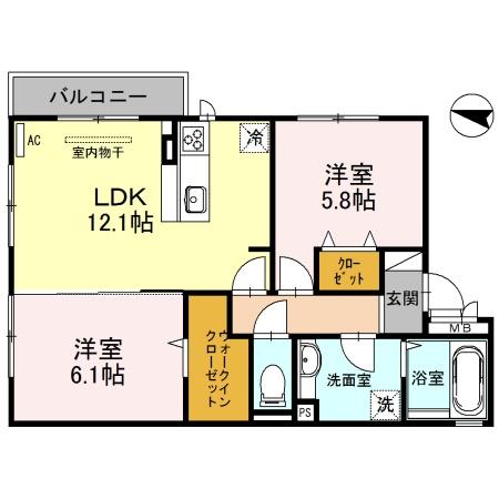 寝屋川市中木田町のアパート