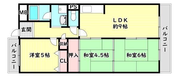寝屋川市萱島信和町のマンション