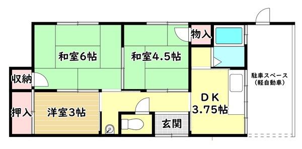 寝屋川市萱島東１丁目のテラスハウス