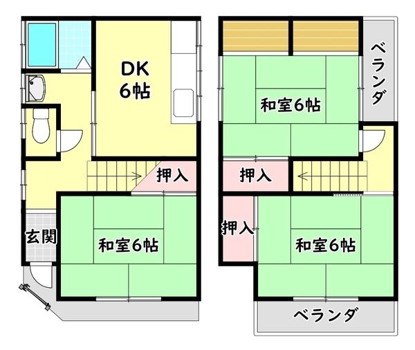 寝屋川市上神田１丁目の貸家