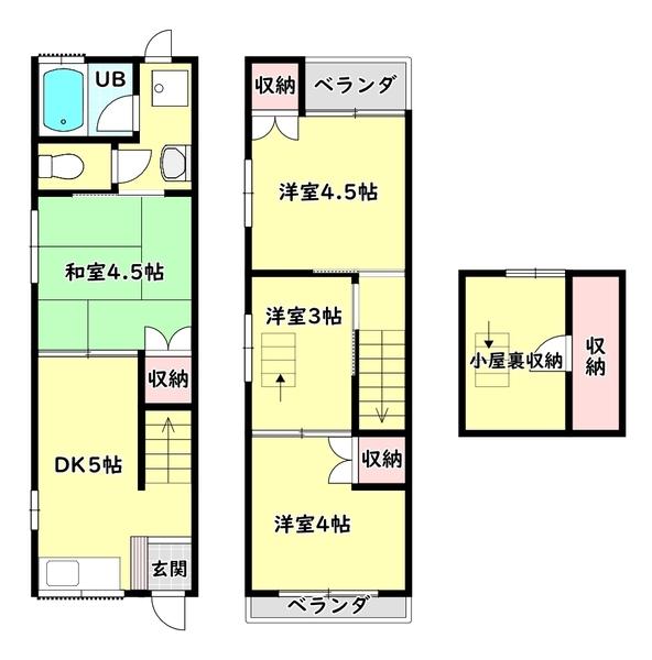 寝屋川市萱島東２丁目の貸家