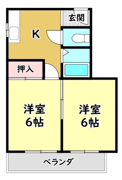 寝屋川市香里南之町のハイツ