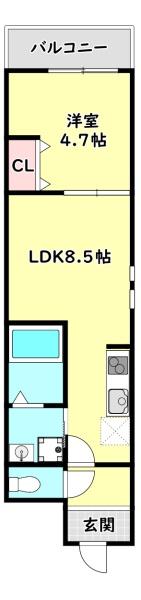 寝屋川市萱島信和町のハイツ