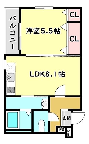 門真市常称寺町のアパート