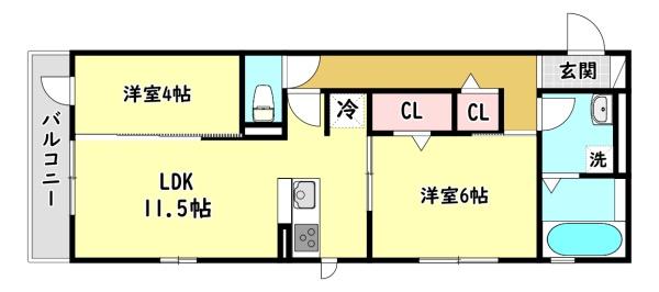 門真市下島町のアパート