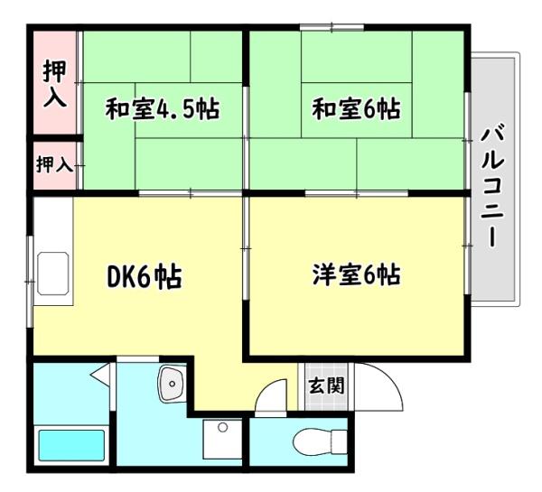 寝屋川市高柳５丁目のアパート