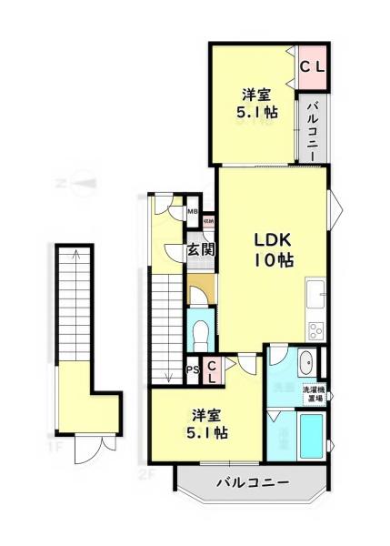門真市朝日町のアパート