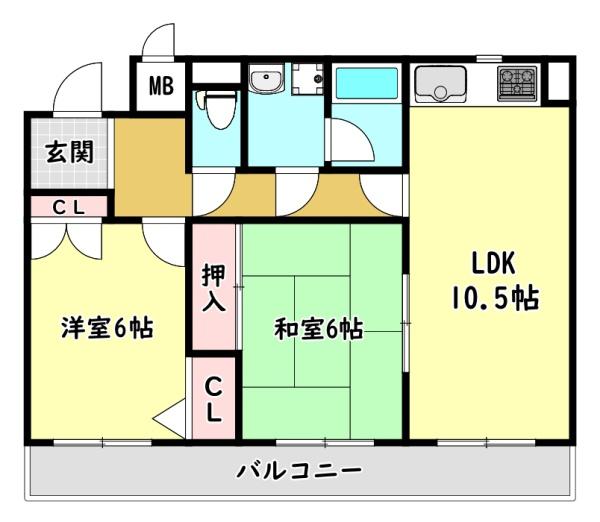 四條畷市岡山５丁目のマンション