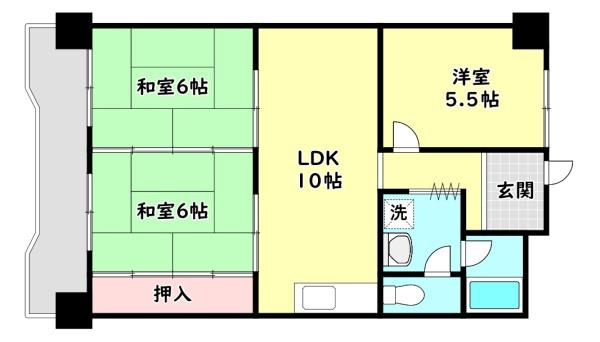 寝屋川市国松町のマンション