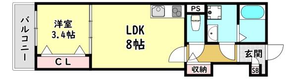 アート萱島East　B