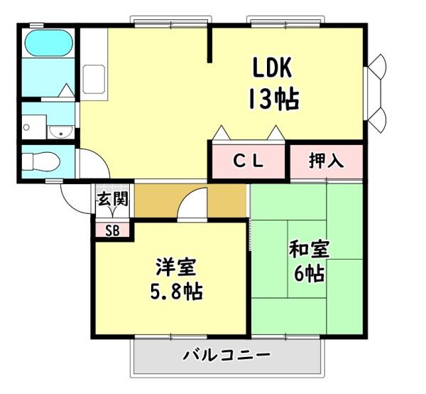 ルミエール(堀溝)B