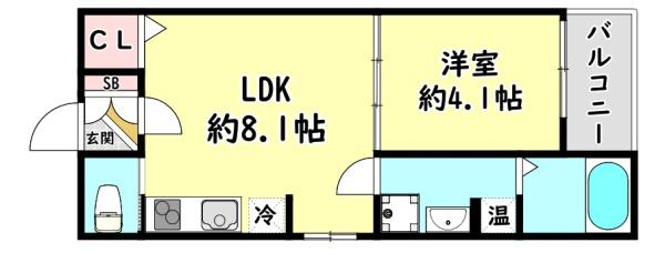 寝屋川市香里北之町のアパート