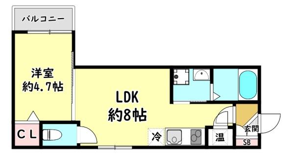 寝屋川市香里北之町のアパート