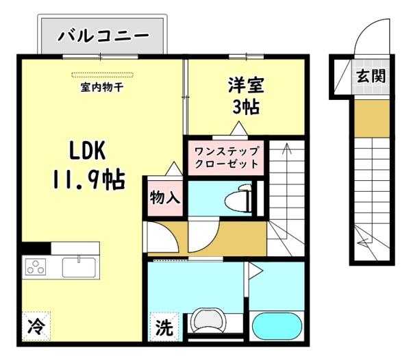 門真市城垣町のアパート