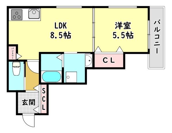守口市金田町６丁目のアパート